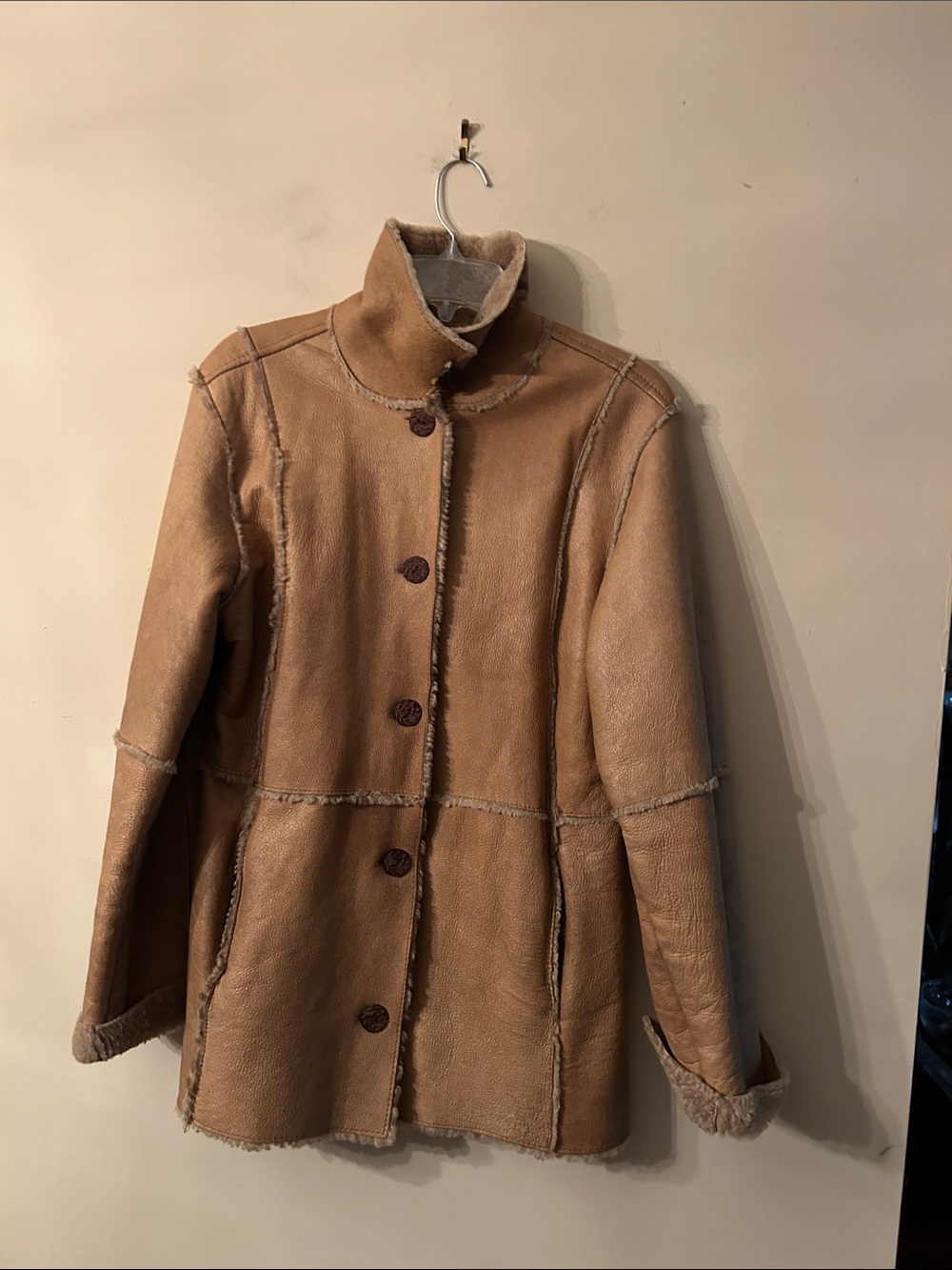 Shearling Women’s Jacket- Size Small- - Picture 2 of 8